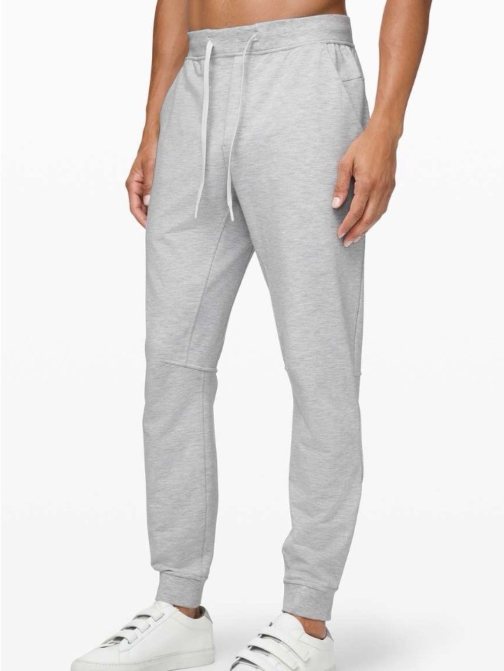 Lululemon City Sweat Jogger French Terry Heathered Ultra Light Grey size  Medium
